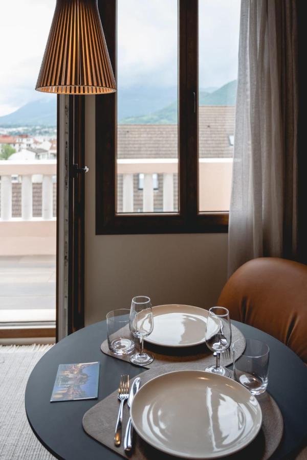Le Nid Du Favre I - Charming Studio With Stunning Lake View 阿讷西 外观 照片